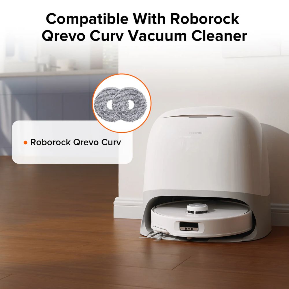 Giẻ lau xoay thay thế cho Roborock Qrevo Curv