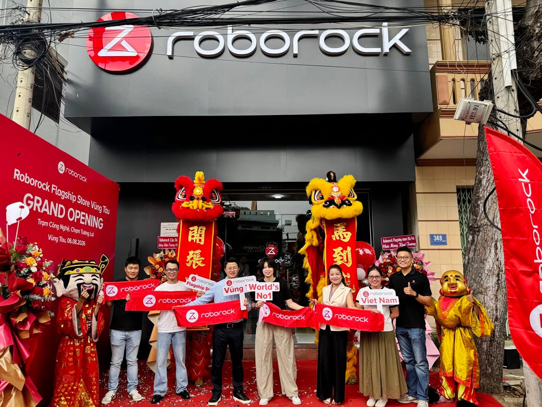 Roborock Flagship Store Vũng Tàu chính thức khai trương: Trực tiếp trải nghiệm thiết bị làm sạch thông minh chính hãng