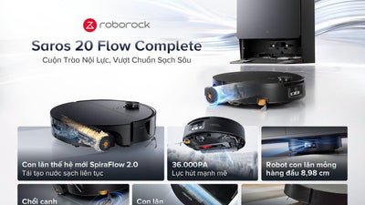 Roborock đổi cách dọn nhà từ lau sàn đến tự vệ sinh