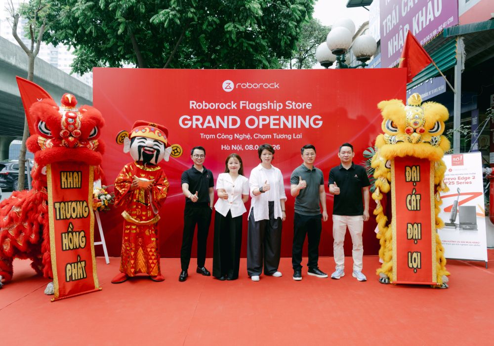 Roborock chính thức khai trương Flagship Store đầu tiên tại Hà Nội