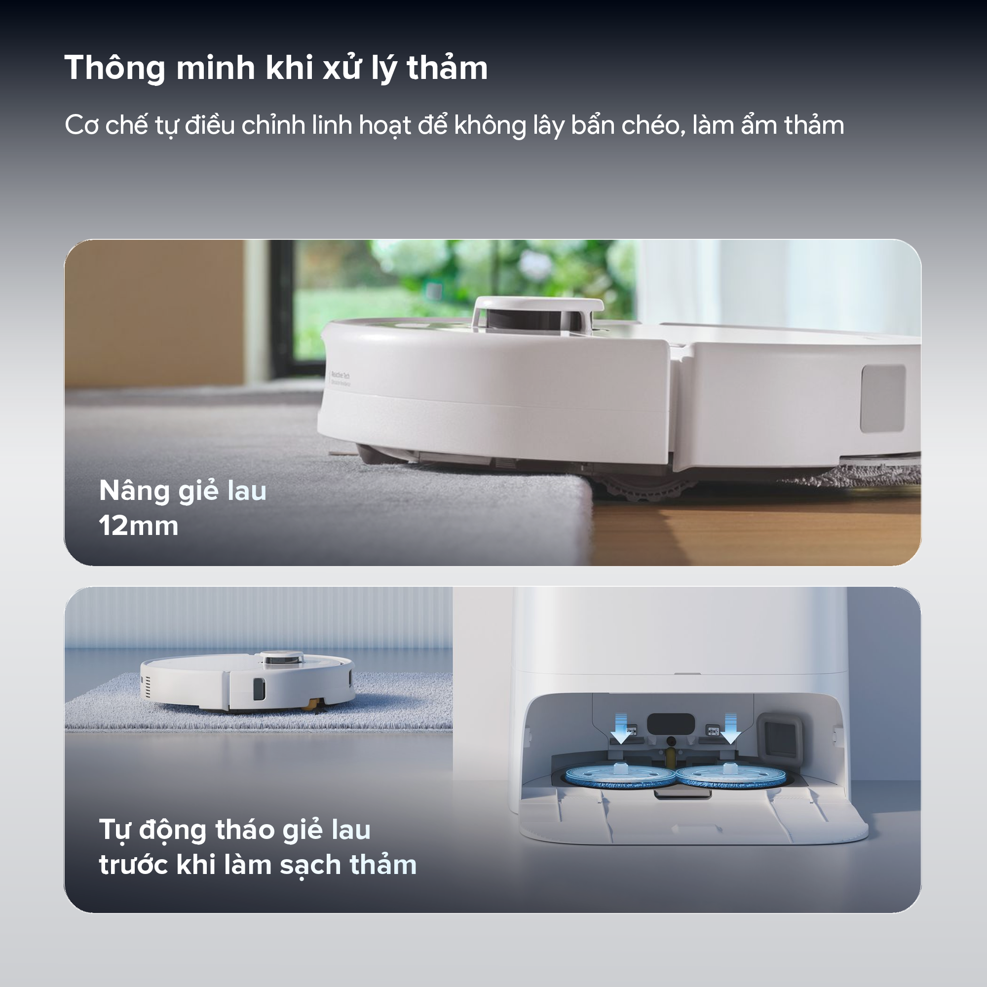 Làm sạch thảm thông minh